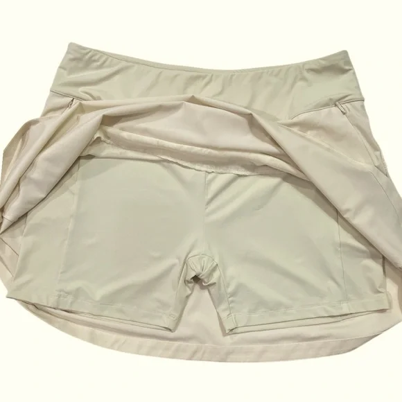 Soft Surroundings Go Lively Skort in Cream Size Large Style #2ED86